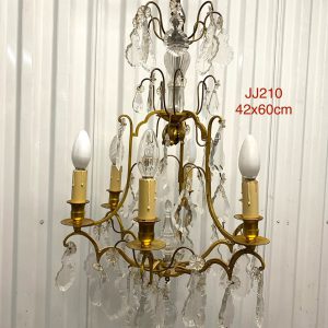 โคมไฟบรอนซ์-คริสตัล