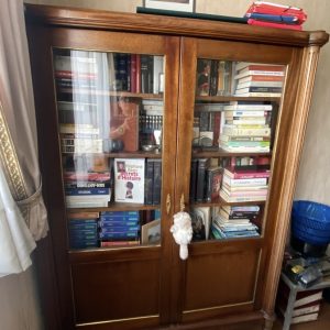 ตู้โชว์-ตู้หนังสือยุโรป2ประตู